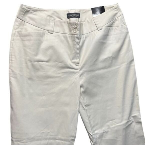 NEW Lane Bryant Ivory Houston Wide Leg Trouser Pants Career Capsule Comfort 16 - Picture 3 of 8